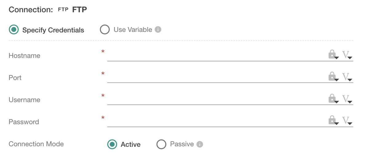 (Screenshot of the Connector tab)