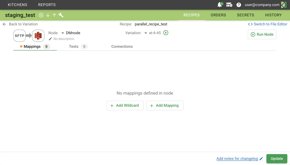 (DataMapper Node tab)