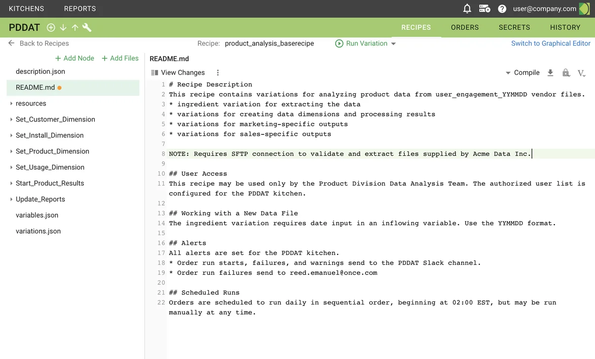 (Screenshot of the README from the File Editor)