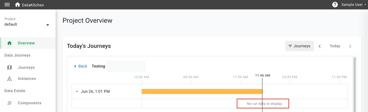 (No run data example)